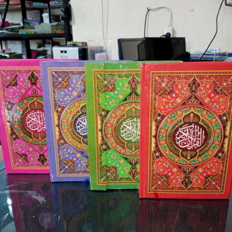 AL QUR'AN COVER BATIK WARNA STANDAR HVS B5 UKURAN 19×27CM