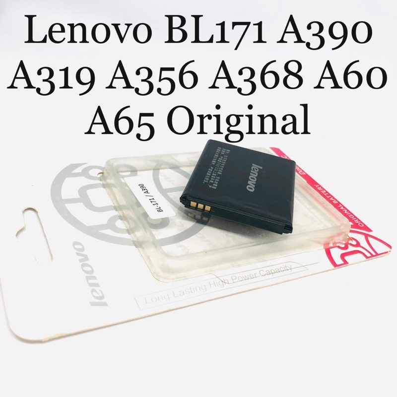 PROMO BATERAI LENOVO ORIGINAL BL171 A390 A319 A356 A60 A65