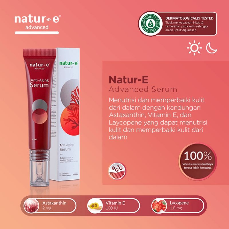 Natur E Advanced Anti Aging Serum 15mg