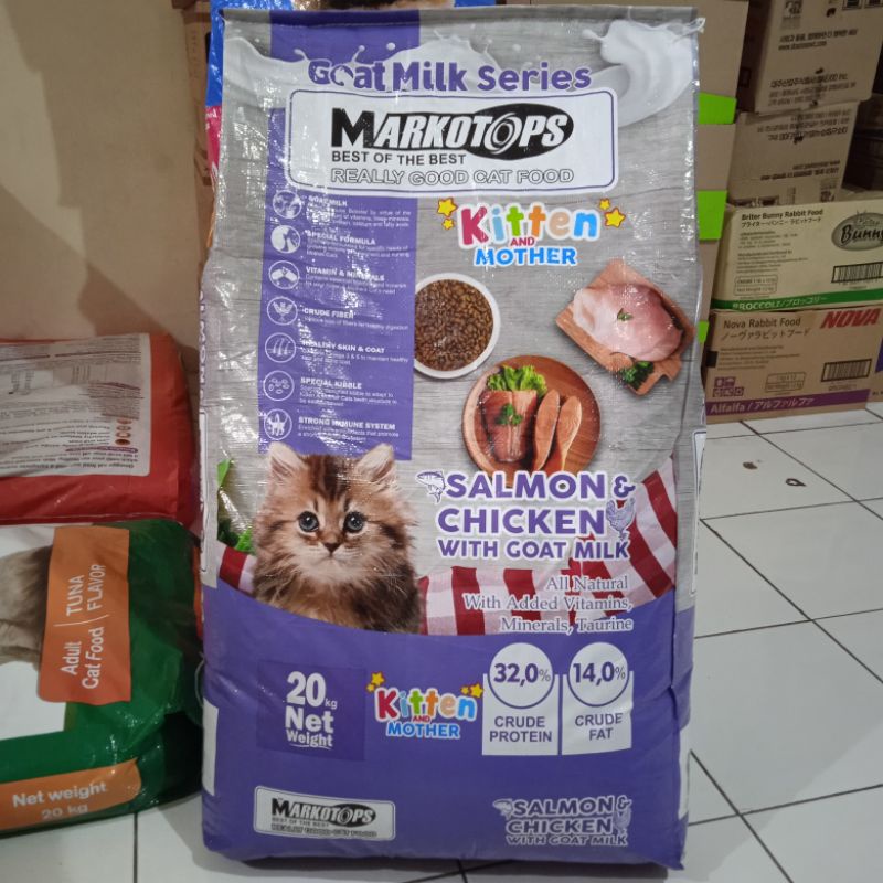 Makanan Kucing Markotop Kitten &amp; Mother Baby 20kg 20 kg Markotops