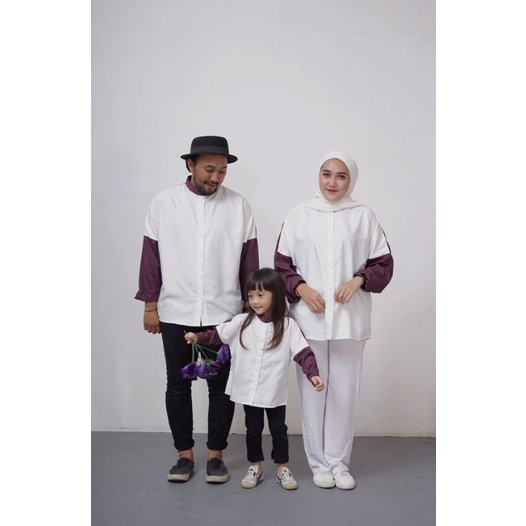 Celotehlittlegoods - Bora Oversized family set unisex - Set kemeja dewasa anak