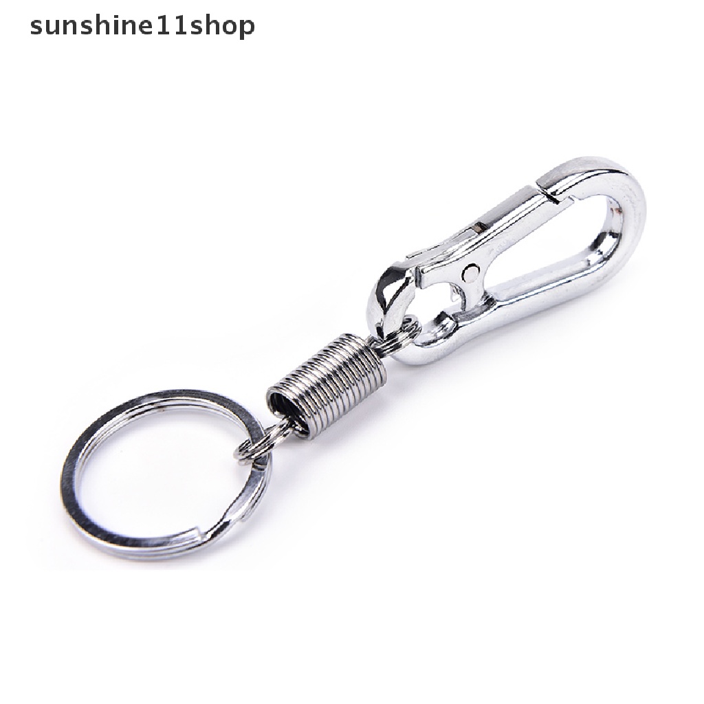 Sho 1pc Gantungan Kunci carabiner Bentuk Labu Bahan Stainless steel anti Hilang