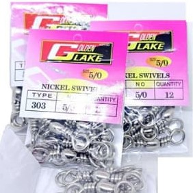 BARREL SWIVEL GOLDEN LAKE 303  #5/0 - #1/0