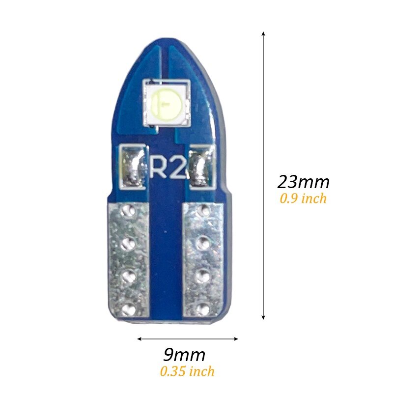 10pcs Lampu Bohlam Led T10 194 W5W Untuk Plat Nomor Mobil