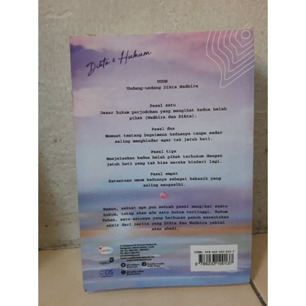 Novel Dikta & Hukum By Dhia'an Farah-1