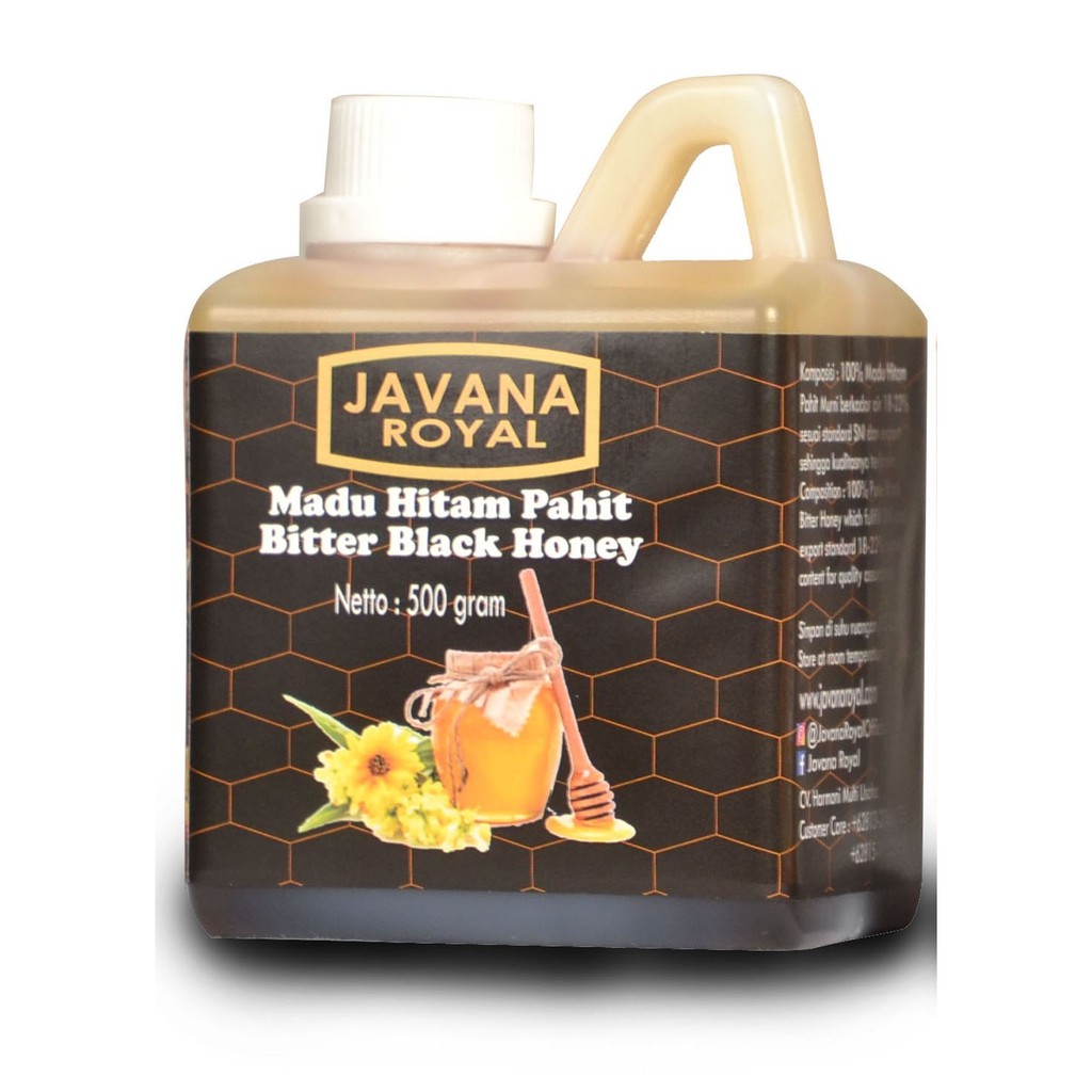 

JAVANA ROYAL Madu Hitam Pahit - 500 gram