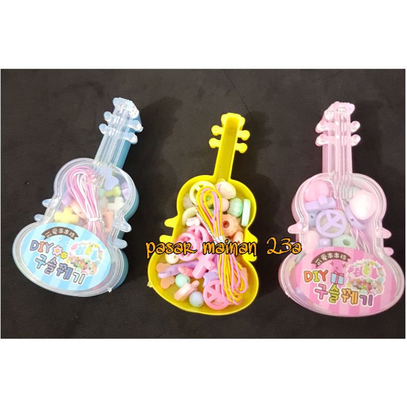 Mainan Anak Manik Manim Gelang Diy Bead String/ mainan anak bikin gelang