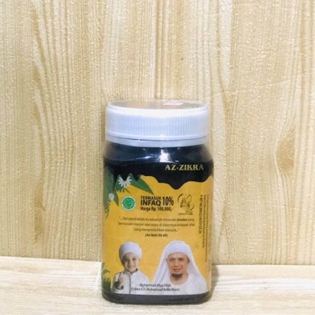 Madu Az - Zikra | Madu Herbal Hitam Pahit 500 Gr | Madu Manis 500 Gr