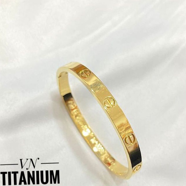 Gelang titanium gold H97