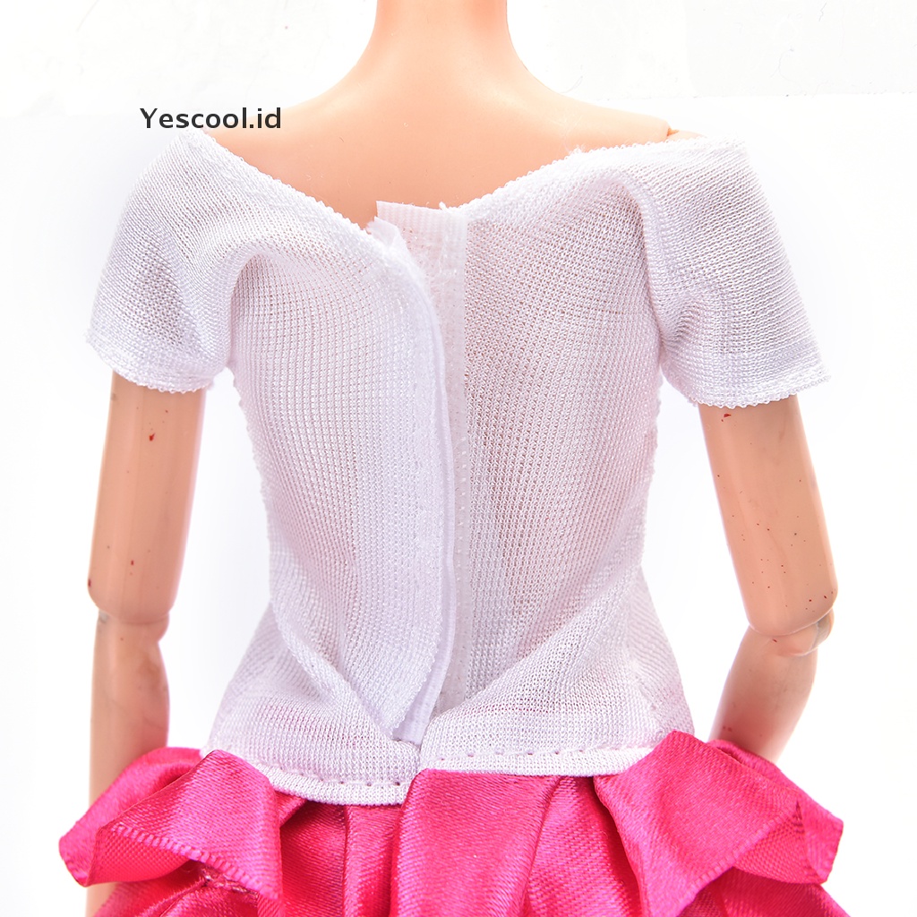 【Yescool】  Fashion Handmade Dresses Clothes For Barbie Doll Style Gifts Random Set hot .