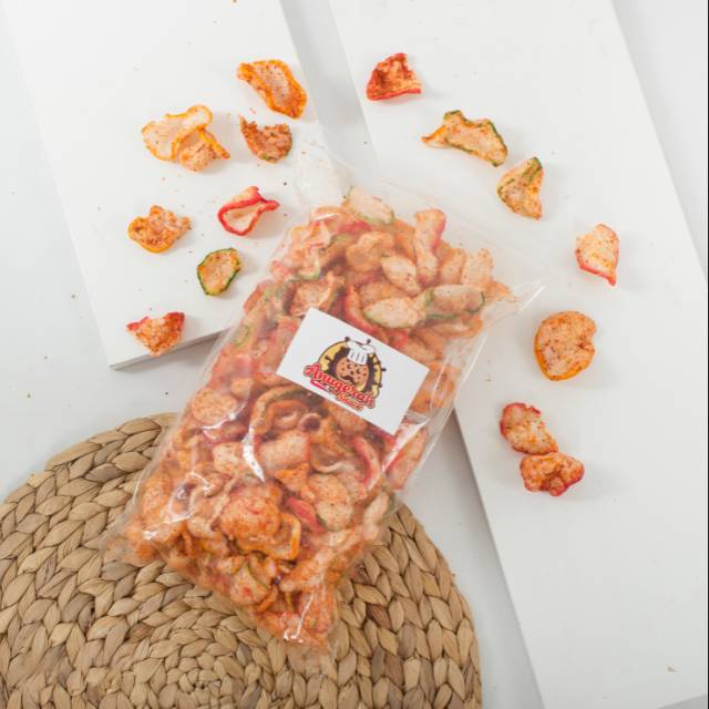 

Kerupuk Seblak Pedas Premium Kemasan Jumbo