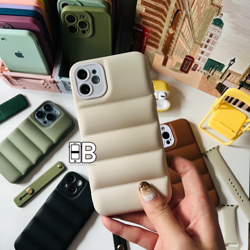 PUFFER Puff Case Pillow Soft Case iPhone X XR XS 11 12 13 PRO MAX