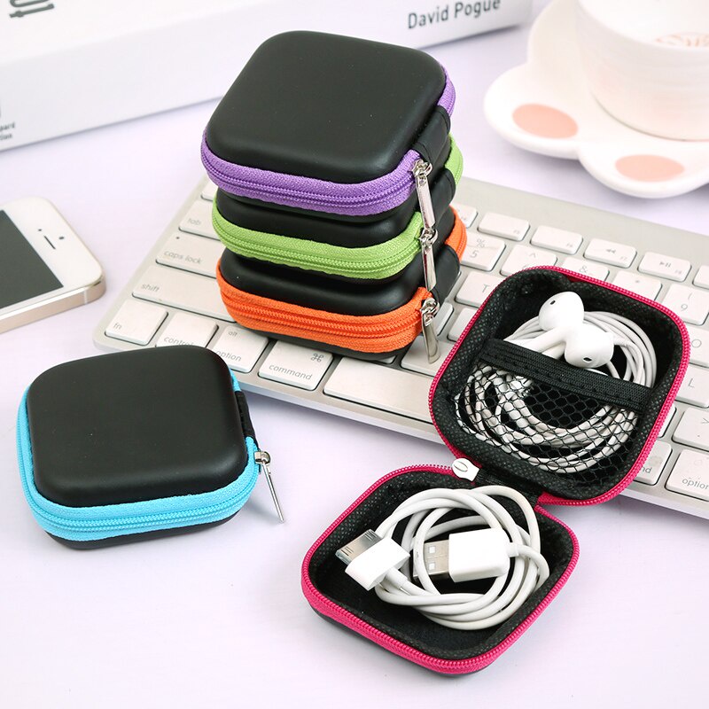 Dompet koin/ headset pouch/ Tempat Headset persegi mini koin 9151-1