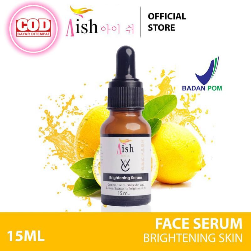 (BPOM)AISH Brightening Serum KOREA Aish Serum Pencerah wajah / Serum Pemutih Wajah / Serum Vitamin C