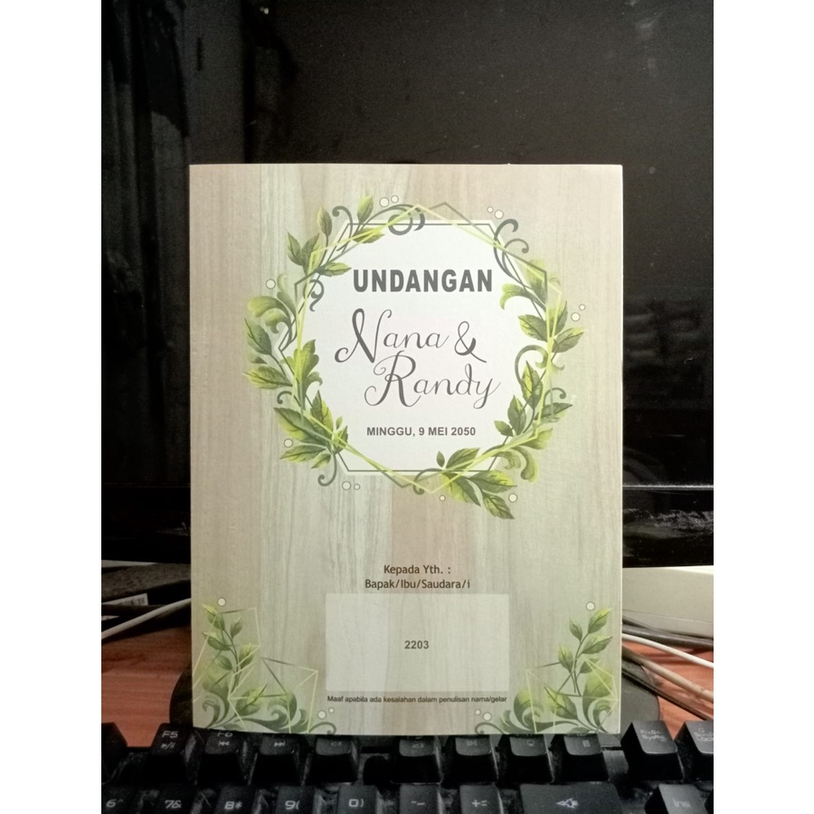 BLANGKO ERBA 2203 FREE PLASTIK + FILE SETTING