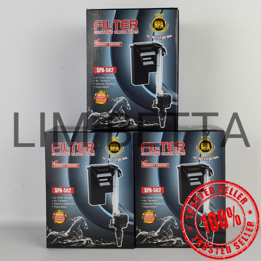 Hanging Filter 502 + Skimmer / Fiter Gantung 502