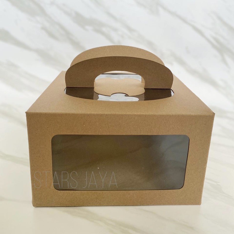 

Box Kraft Tenteng Mika 25x25x15cm