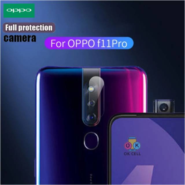 Tempered Glass Camera Lens OPPO F11 pro TG Pelindung Kaca Kamera Belakang Anti Gores Premium