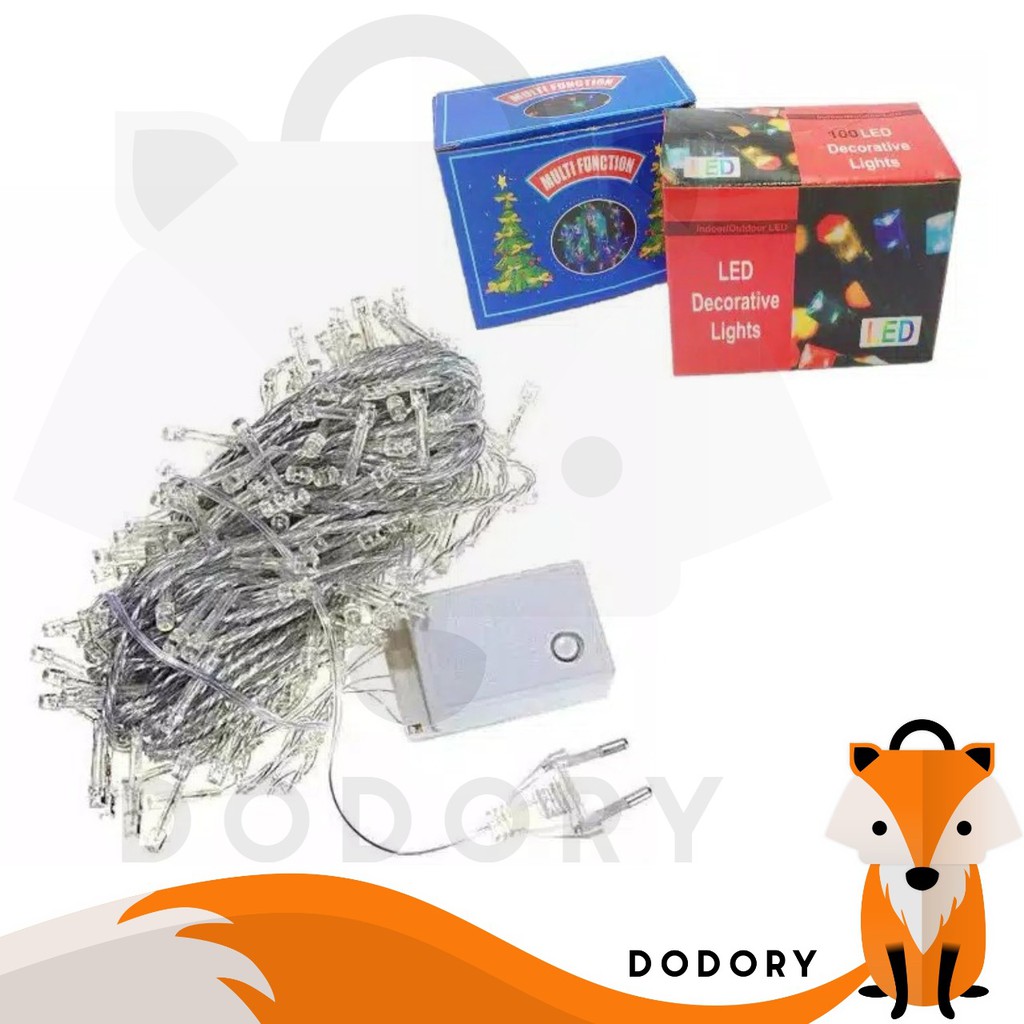 DODORY Lampu  Hias  Tumblr 100LED Packingan Kotak Lampu  