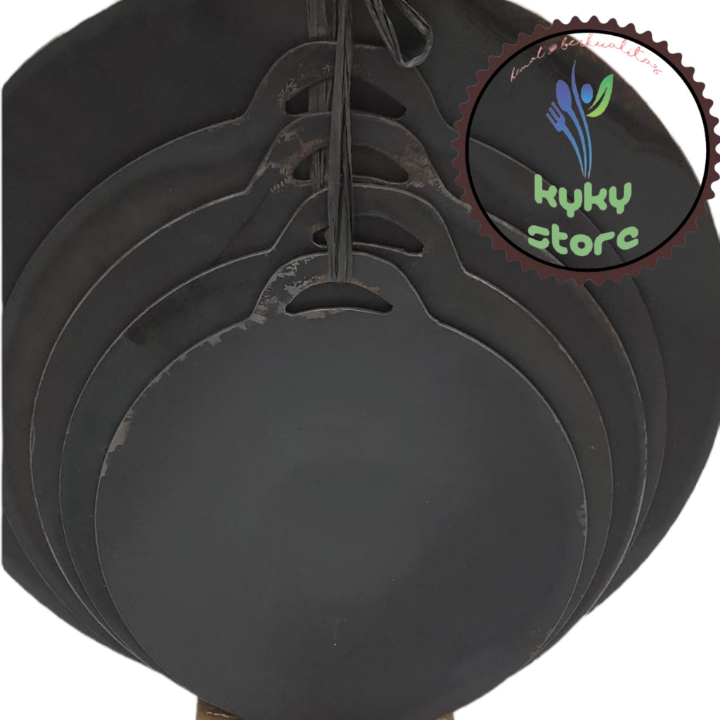 Loyang Martabak Telur - Wajan Kuali Martabak Telor Baja - Teppanyaki Pan 65cm