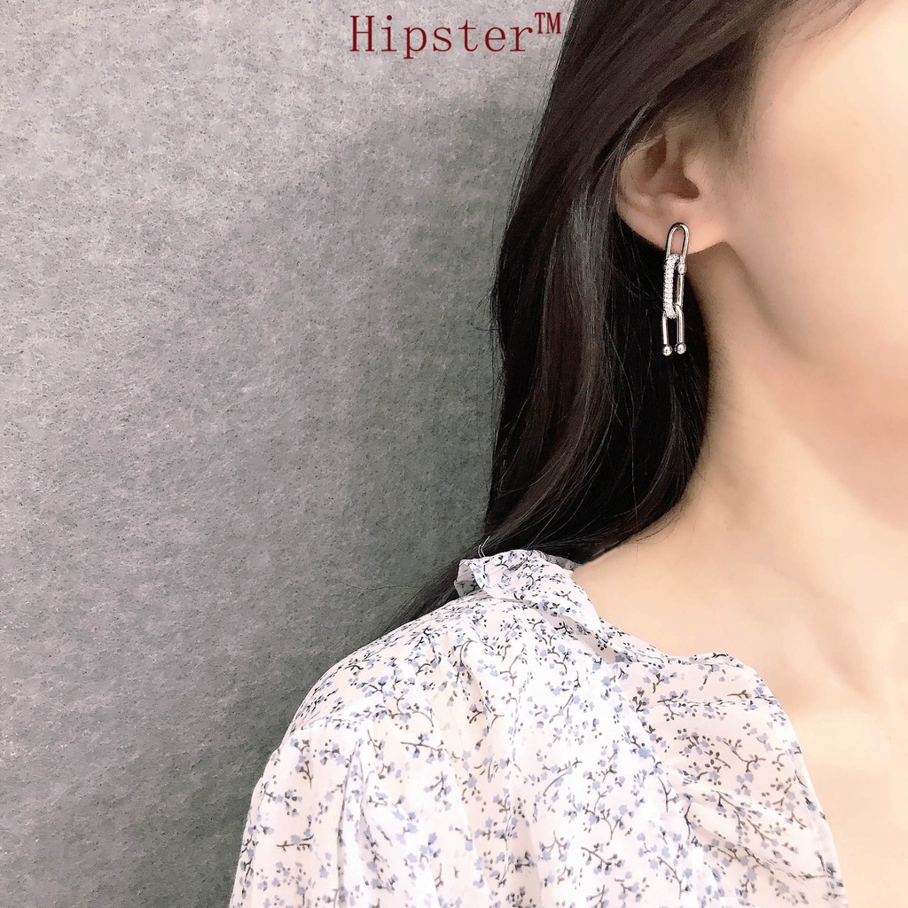 Anting Tusuk Sterling Silver 925 High Class Elegan Untuk Wanita