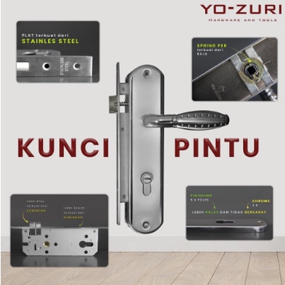 Kunci Pintu Rumah Besar Minimalis Alloy Computer Key 1 Set YOZURI