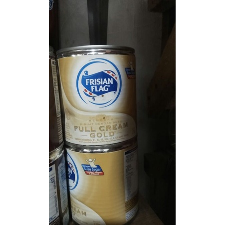 

Susu bendera frisian flag full cream.