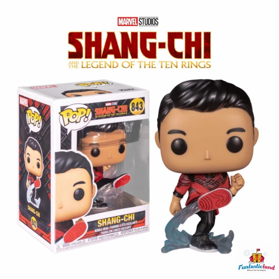 Funko POP Marvel Shang Chi and The Legends of Ten Rings - Shang Chi (Kicking) #843