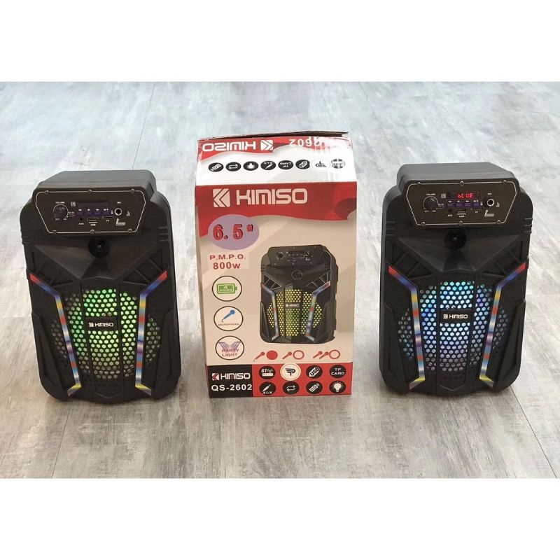 Speaker Bluetooth QS 2602 6,5 inch + 1"inch tweeter