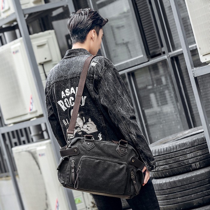 Selempang Besar Bahu Tas 90Lji Sling Bag Pria Tas Selempang Kalib EP768  Kanvas Jinjing New Canvas T