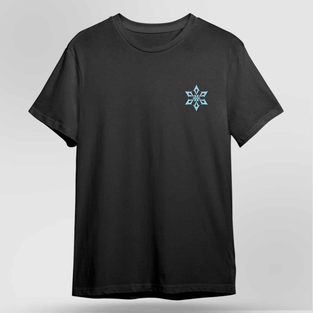Baju Kaos Print DTF Genshin Impact Element  CYRO