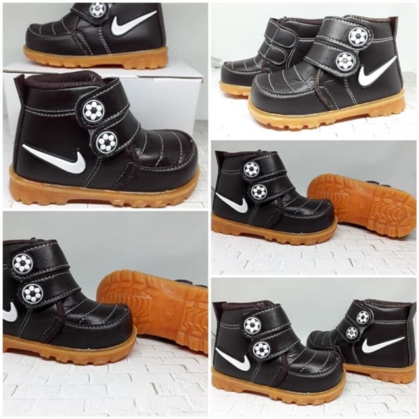 Unik Sepatu Anak Laki Laki Boot Nike Coklat Usia 1 2 3 4 5 Tahun Berkualitas
