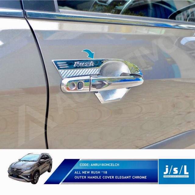 READY MANGKOK TOYOTA RUSH 2018 / OUTER CHROME RUSH 2018