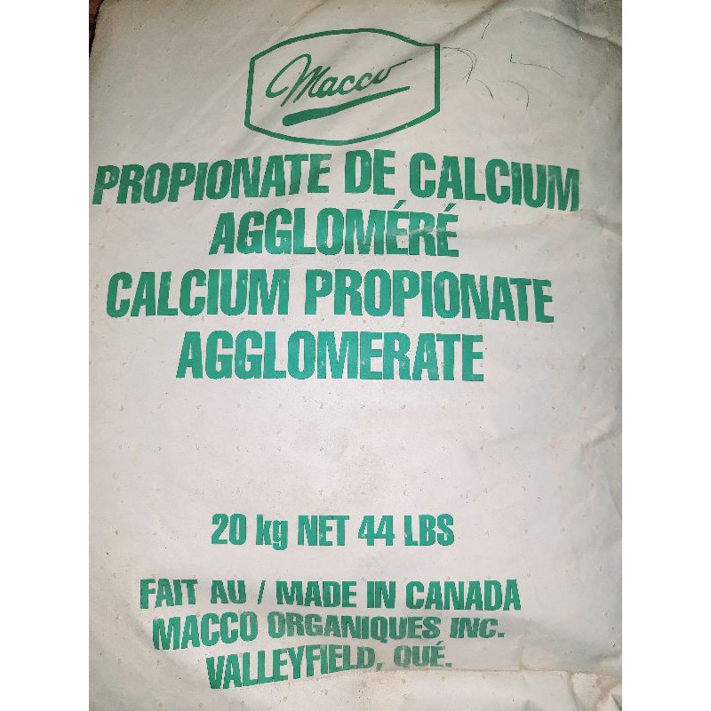 Calcium Propionate Kalsium Propionat 20 kg
