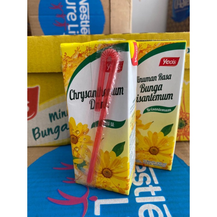 

(BISA COD) Teh Kembang Yeos chrysanthemum Kotak 250ml