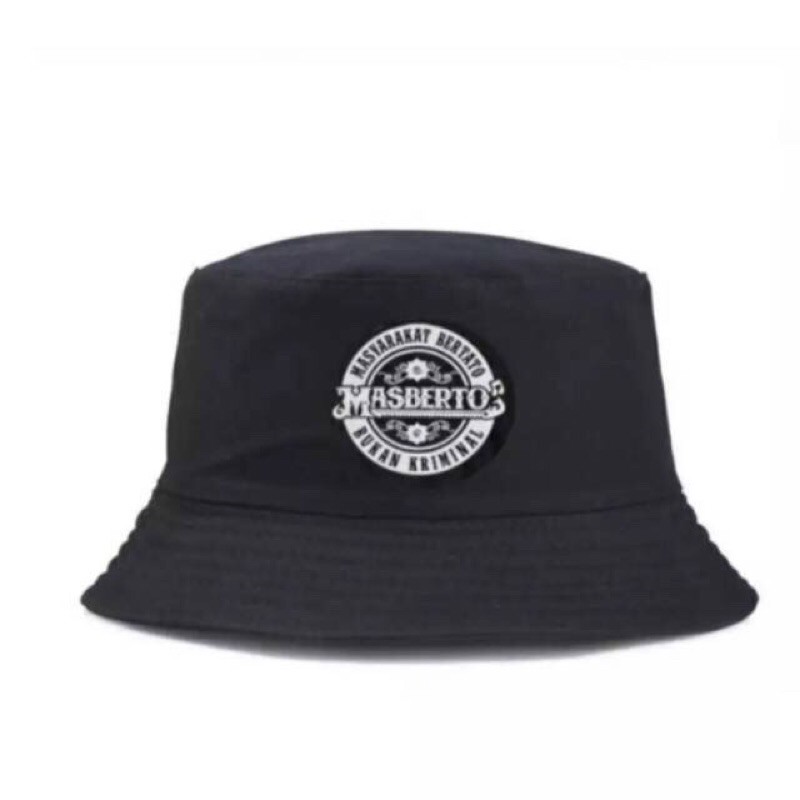 topi distro bucket hat masberto