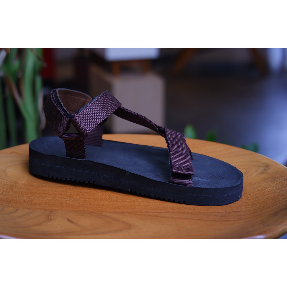 sandal pria wanita kasual volkerfootwear art marco blackbrown