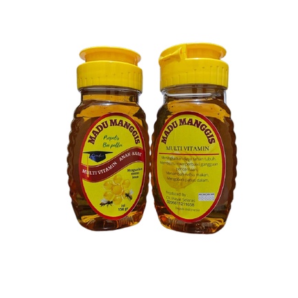 Madu Manggis 150 gr Multi vitamin Cerdas Anak-anak / dengan kandungan Beepollen dan Propolis serta ekstra Sirsak Manggis