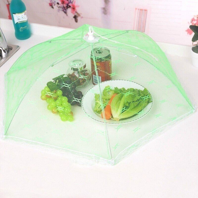 Food Cover Tudung Saji Lipat Penutup Makan Portable Unik 60cm