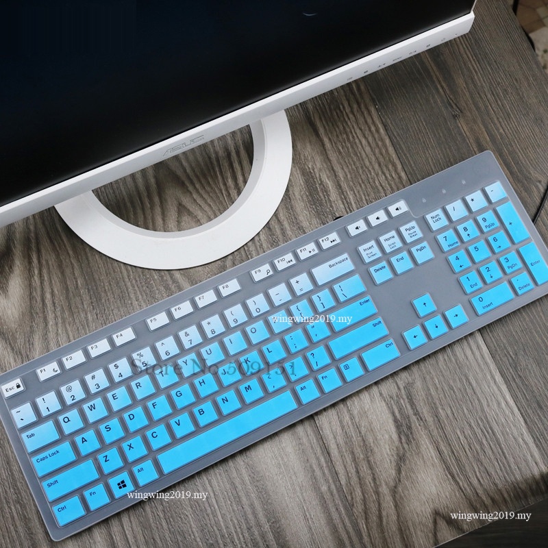 Skin Cover Keyboard Bahan Silikon Untuk Dell Inspiron Desktop OptiPlex 3050 5250 Kb216 3459 3277 3475 3670 5477 3264