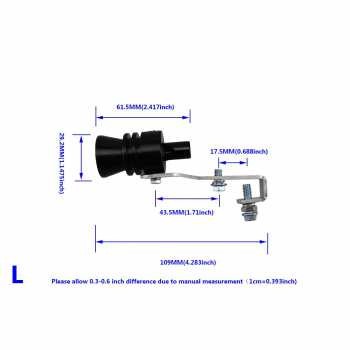 (COD) Banwinoto Penyiul Turbo Palsu Knalpot Mobil Whistler Exhaust Import