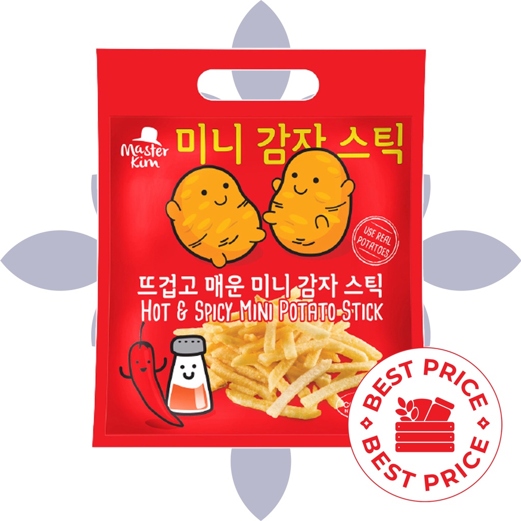 MASTER KIM - POTATO STICK MINI HOT &amp; SPICY - 80 GR