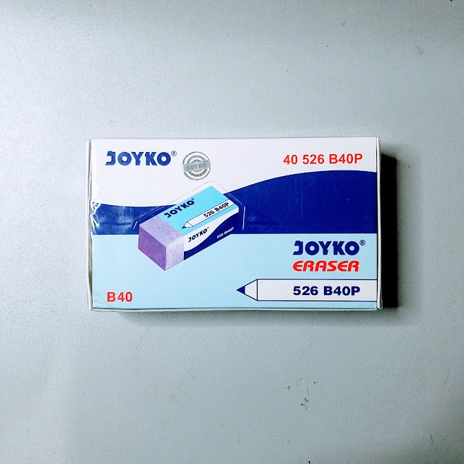 

Stip Joyko 40 Pcs Putih B40P/ Hitam B40BL @50 Pak (1) (Penghapus & Tipe X)