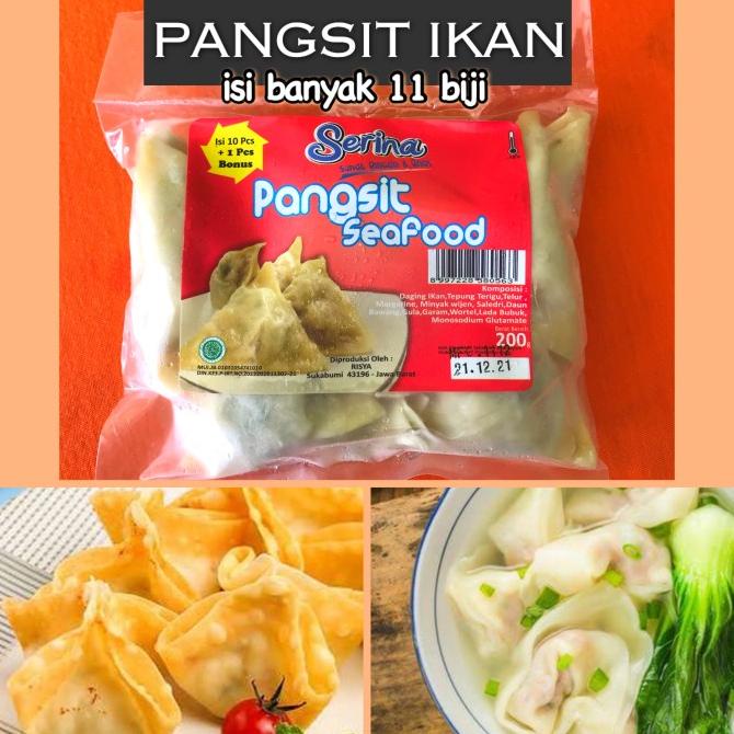 

Pangsit Ikan Pangsit Seafood Serina isi 11