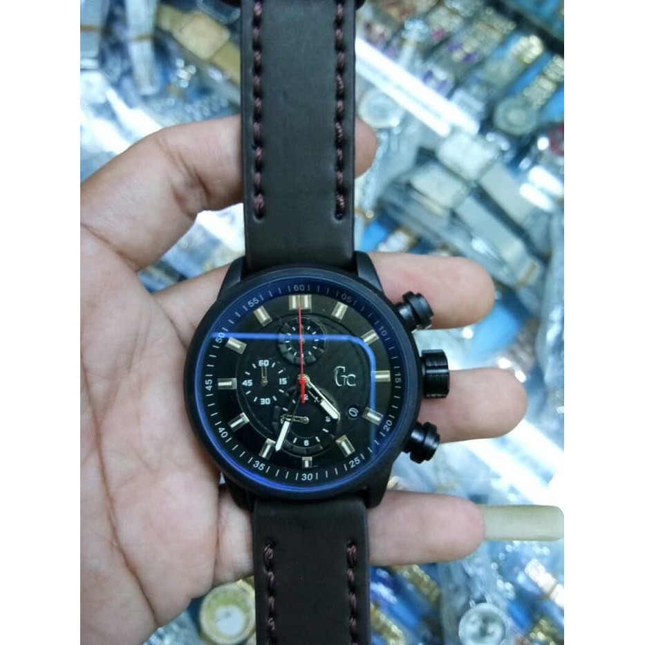 Jam Tangan Gc Crono Tali Kulit ( Jam Tangan Pria,Sevenfriday,Casio )