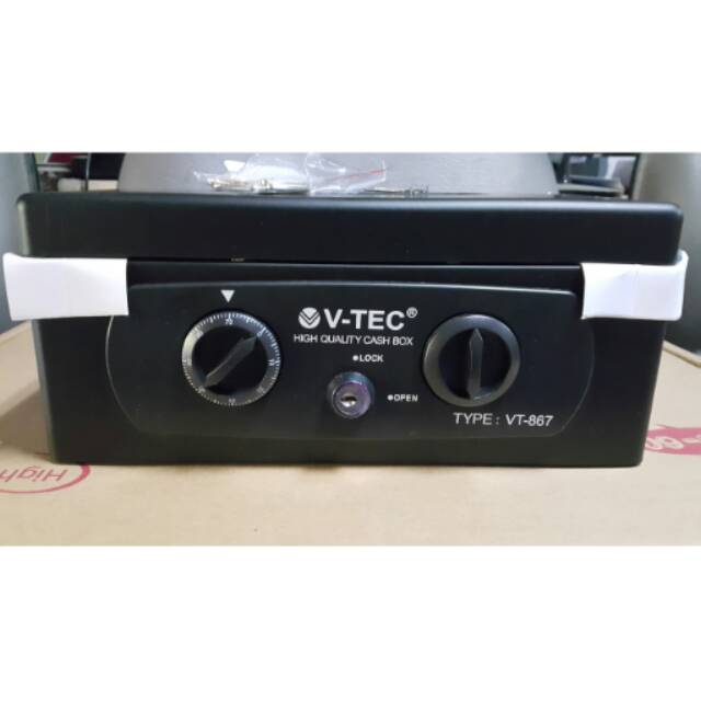 Cash Box VTEC VT867 Kas kotak tempat uang perhiasan V-tec