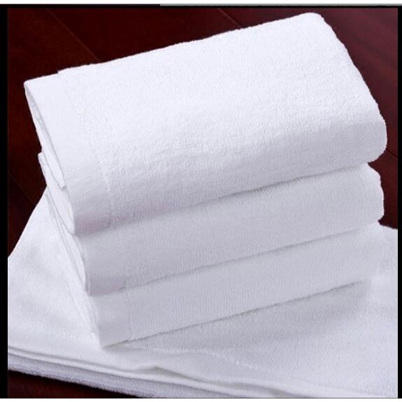 Keset Handuk Hotel 40 x 80 sport B1 muka kecil simple travel magic towel lap putih polos