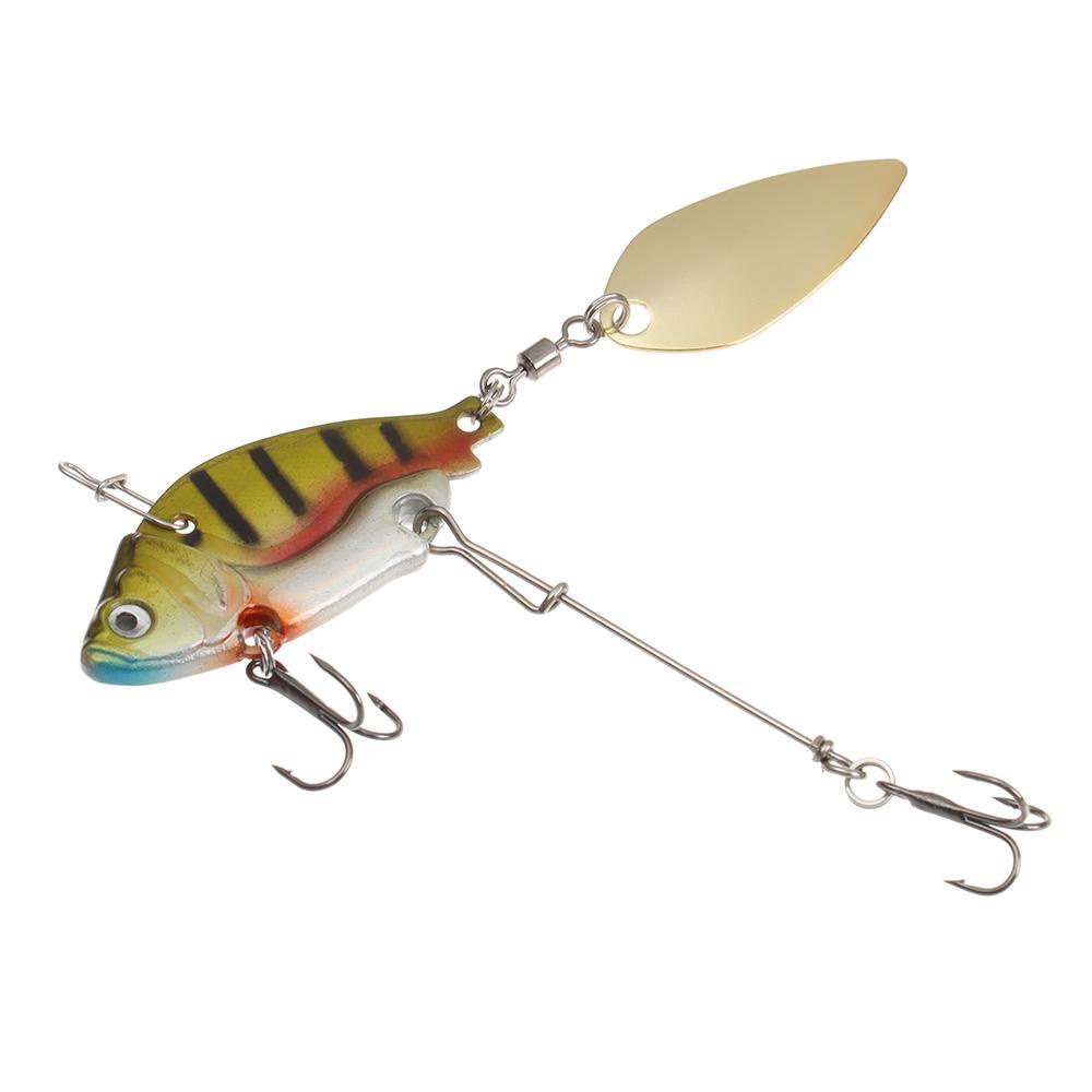 Preva Umpan Pancing Metal VIB Spinner Spoon Tackle Hook