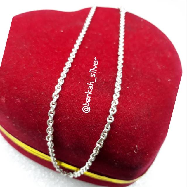 Kalung medan perak murni dewasa (kode 42)