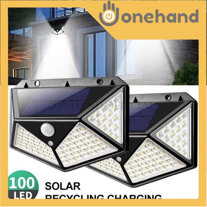 Lampu Tenaga surya Lampu Sensor Light 100LED Lampu Solar Sensor Gelap 100 LED Lampu Solar Tenaga surya